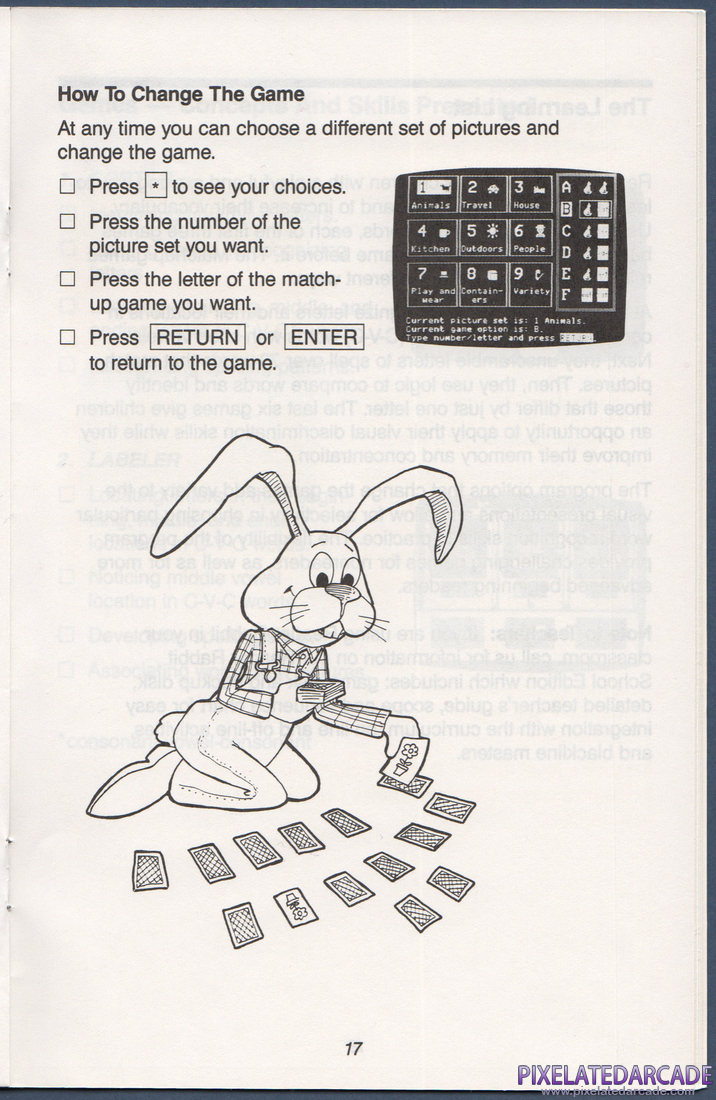 Reader Rabbit: Instruction Manual - Page 23