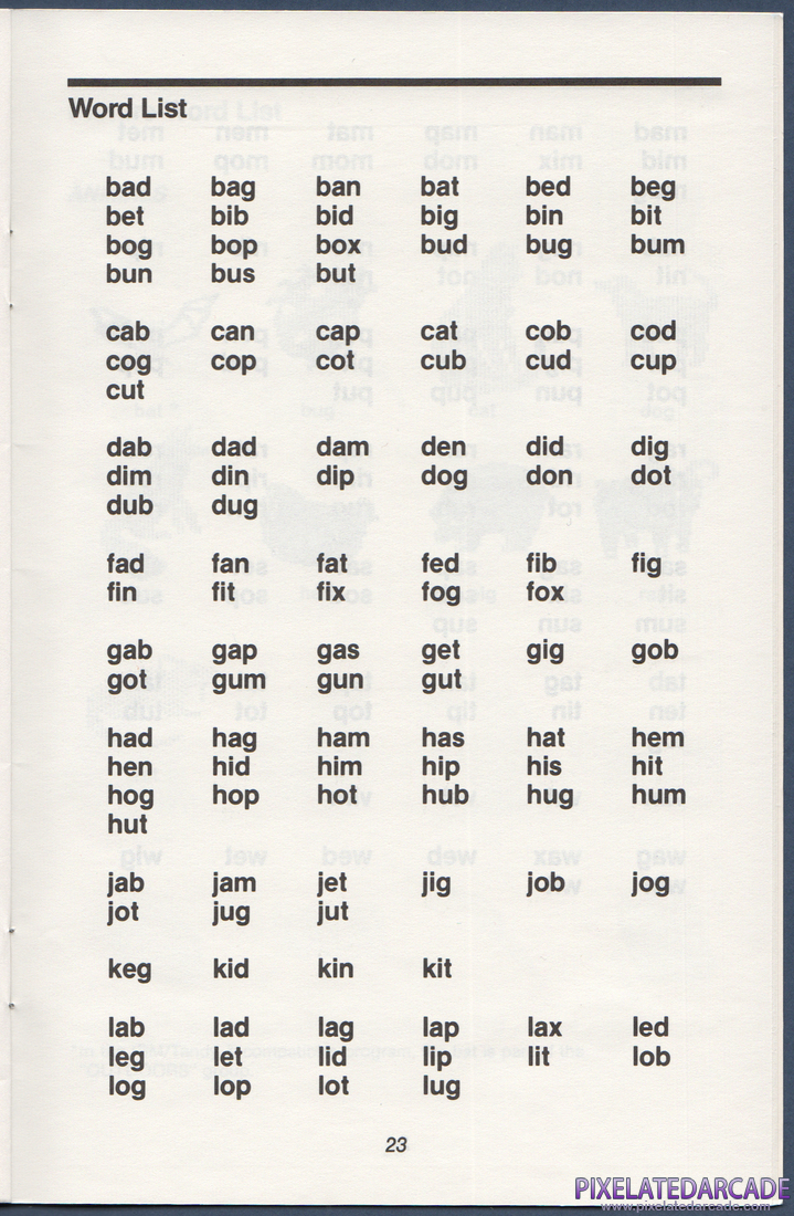 Reader Rabbit: Instruction Manual - Page 29