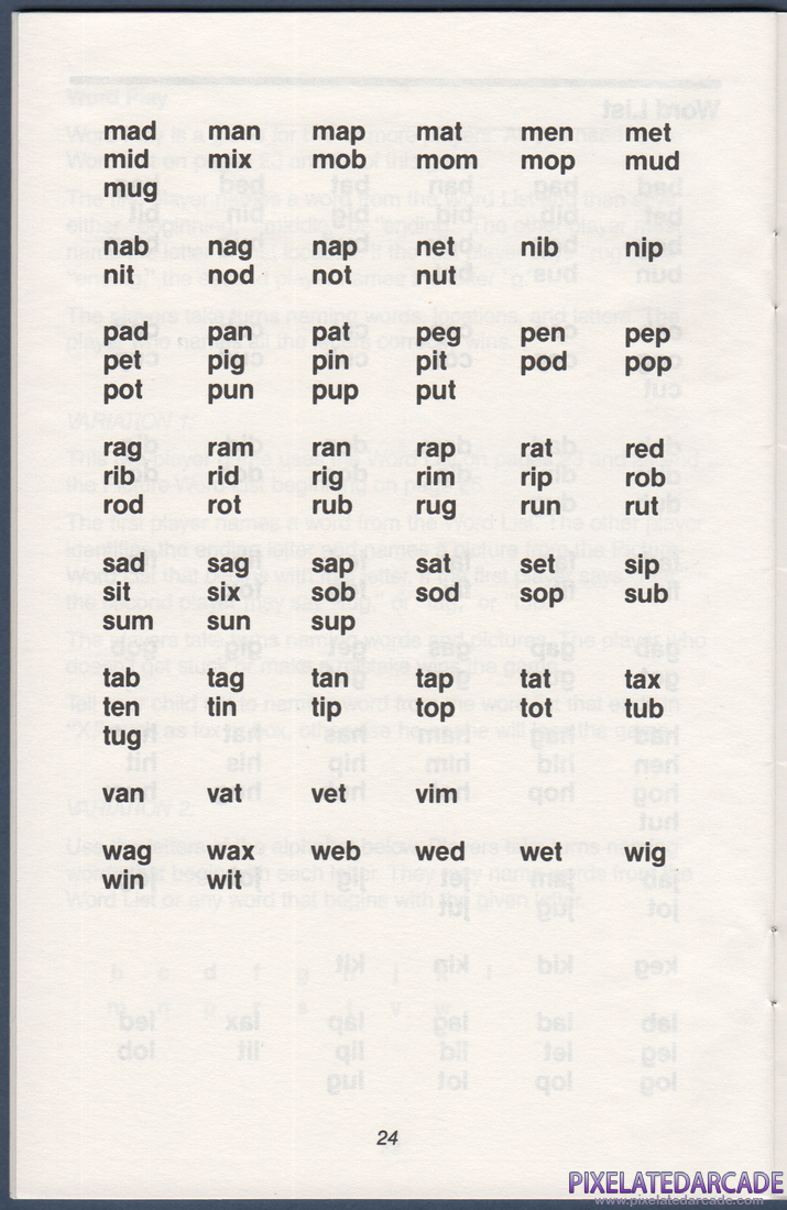 Reader Rabbit: Instruction Manual - Page 30