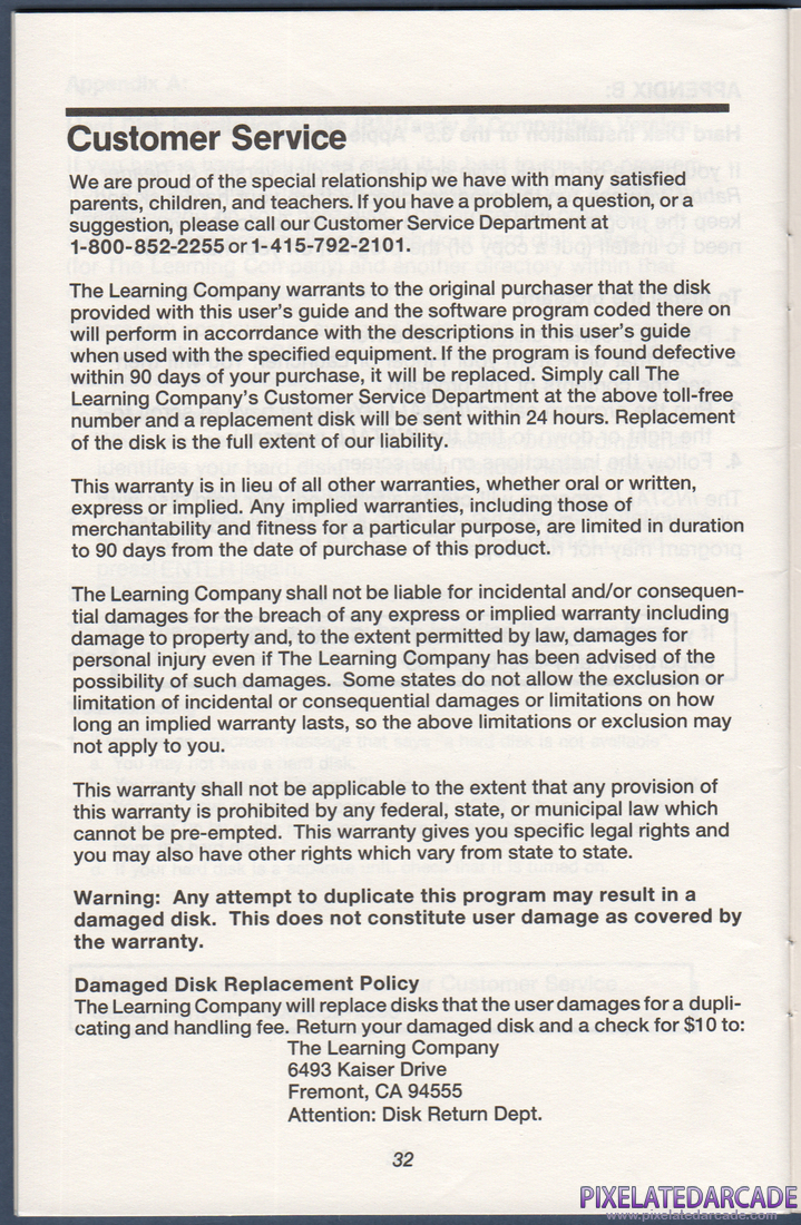 Reader Rabbit: Instruction Manual - Page 38