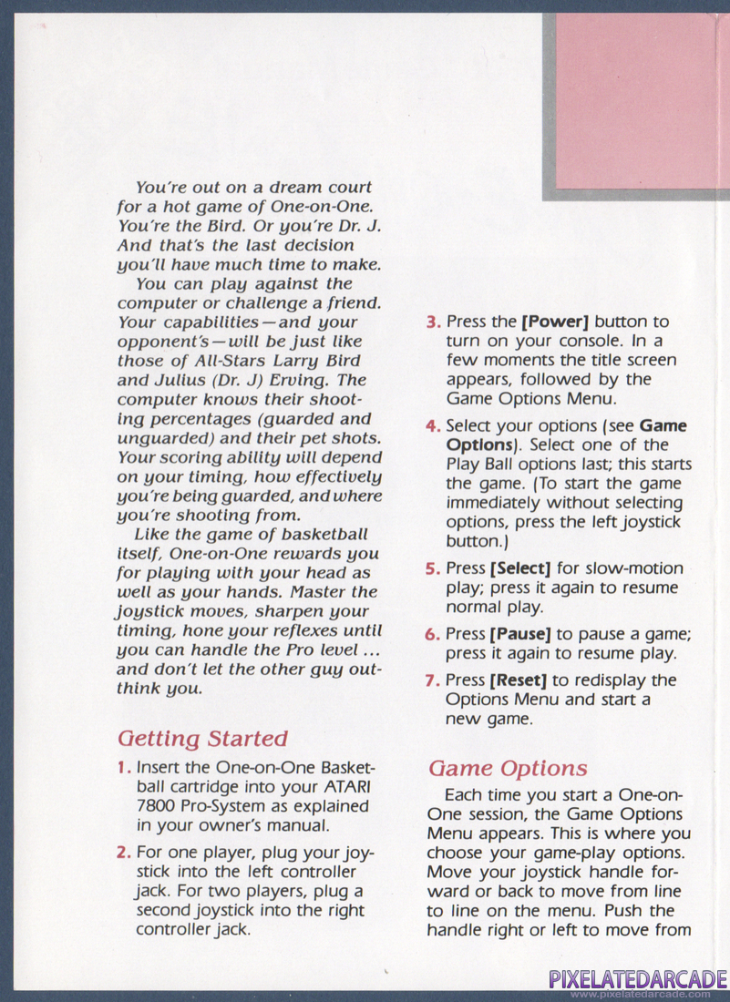 One-on-One: Instruction Manual - Page 2