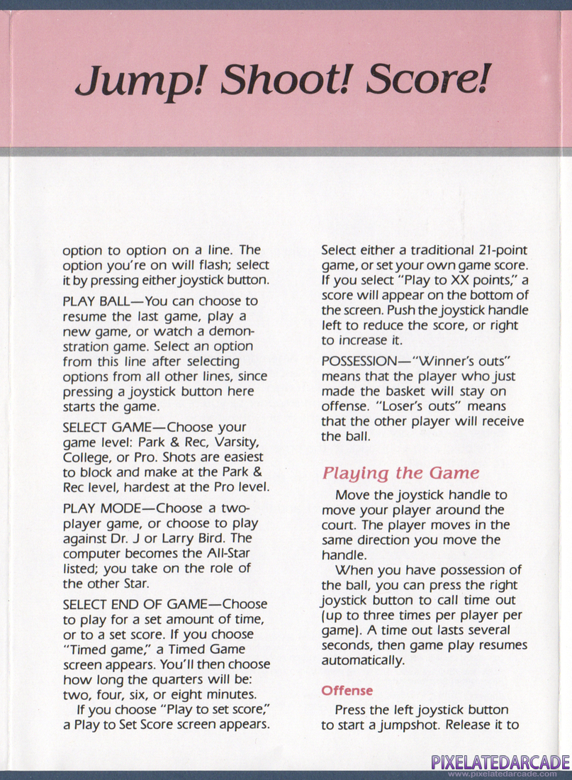 One-on-One: Instruction Manual - Page 3