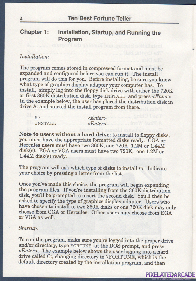 10 Best Fortune Teller: Instruction Manual - Page 4