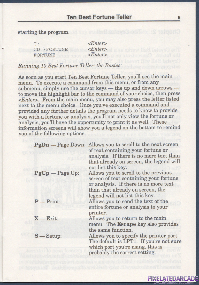 10 Best Fortune Teller: Instruction Manual - Page 5