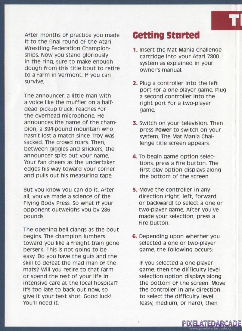 Mania Challenge: Instruction Manual - Page 2