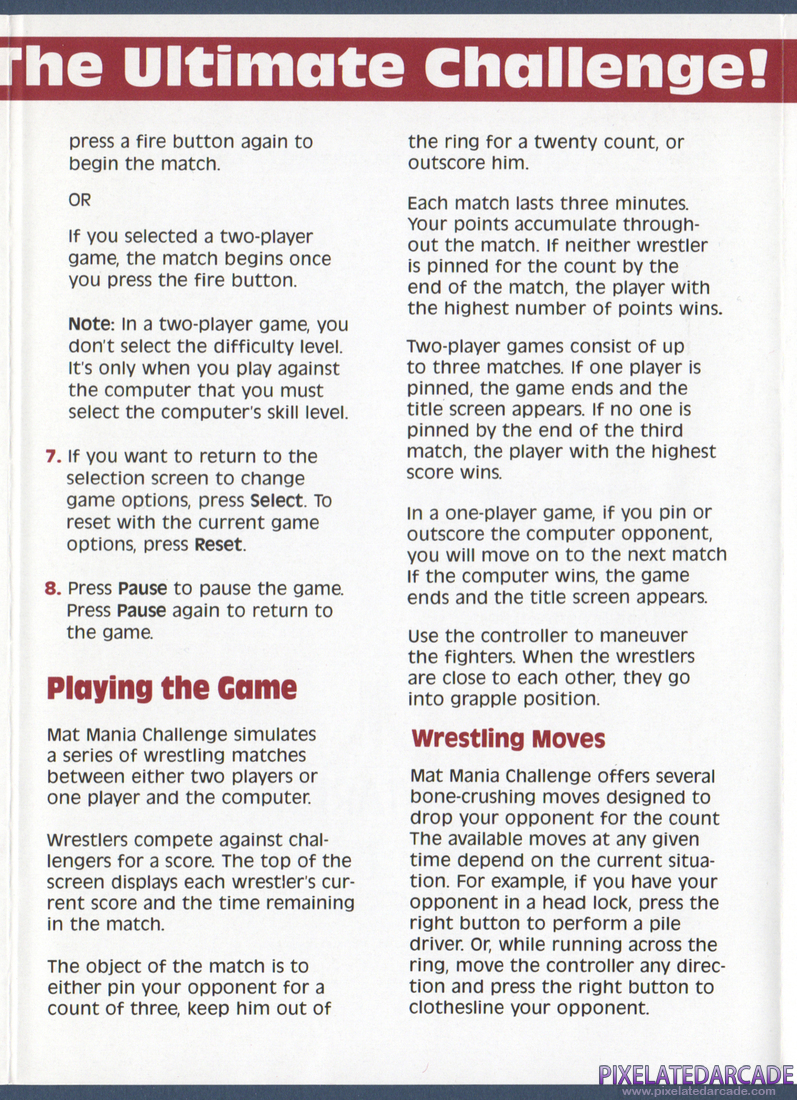 Mania Challenge: Instruction Manual - Page 3