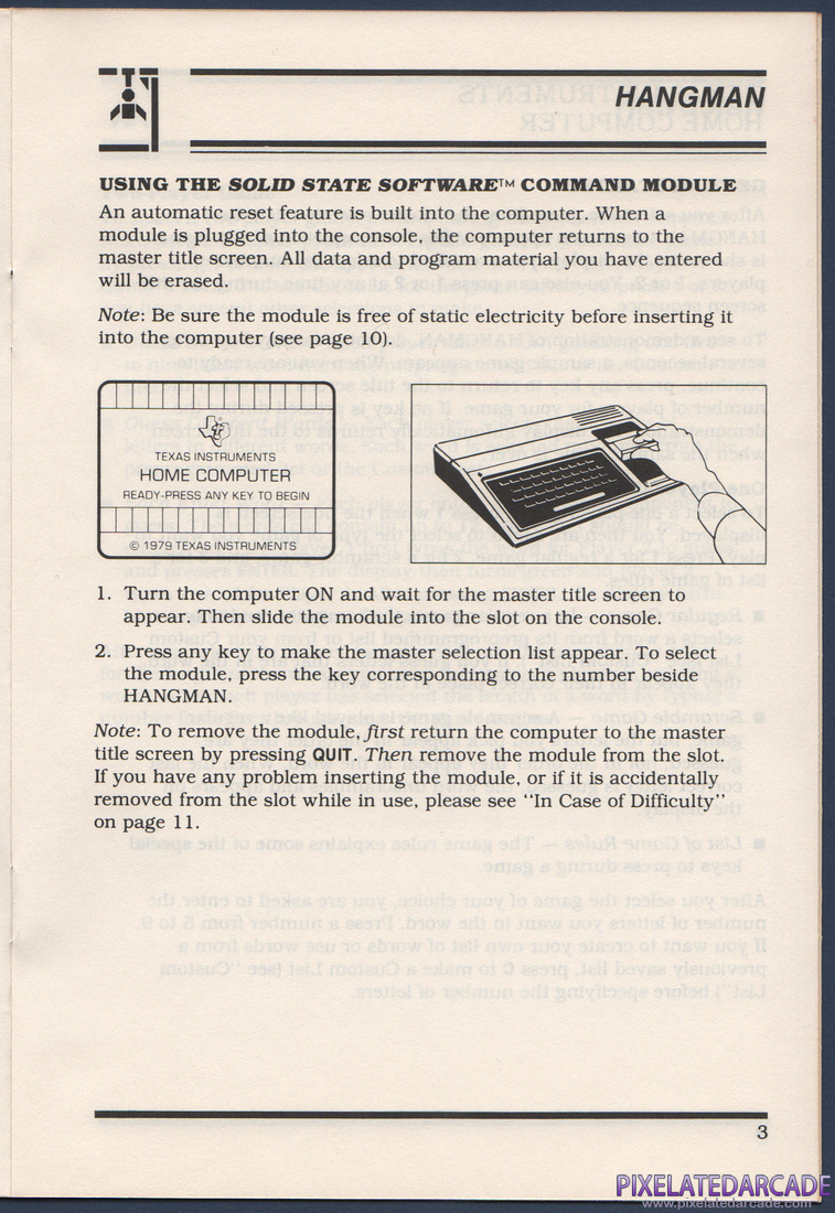 Hangman: Instruction Manual - Page 5