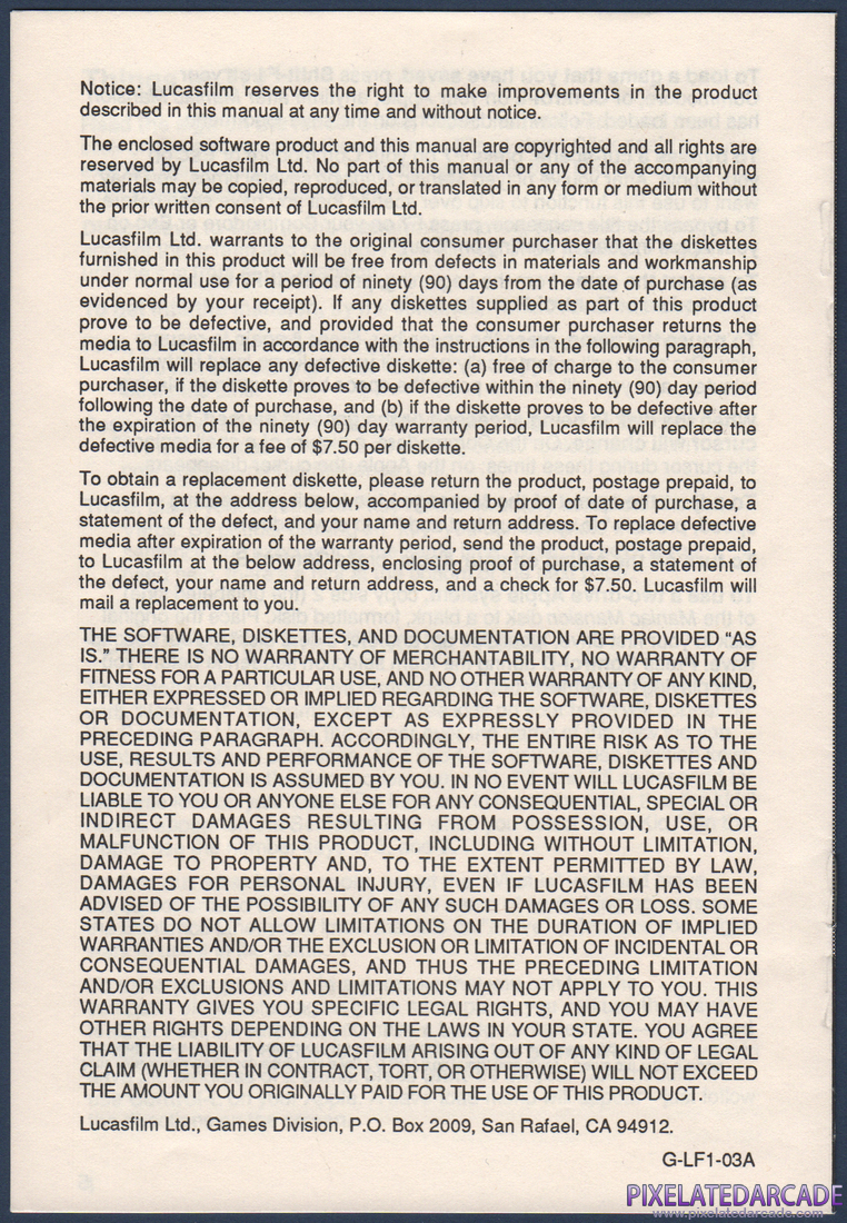 Maniac Mansion: Instruction Manual - Page 8