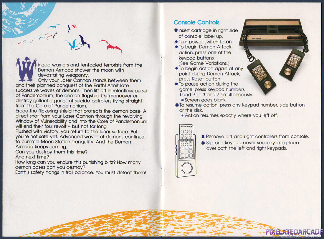 Demon Attack: Instruction Manual - Page 2