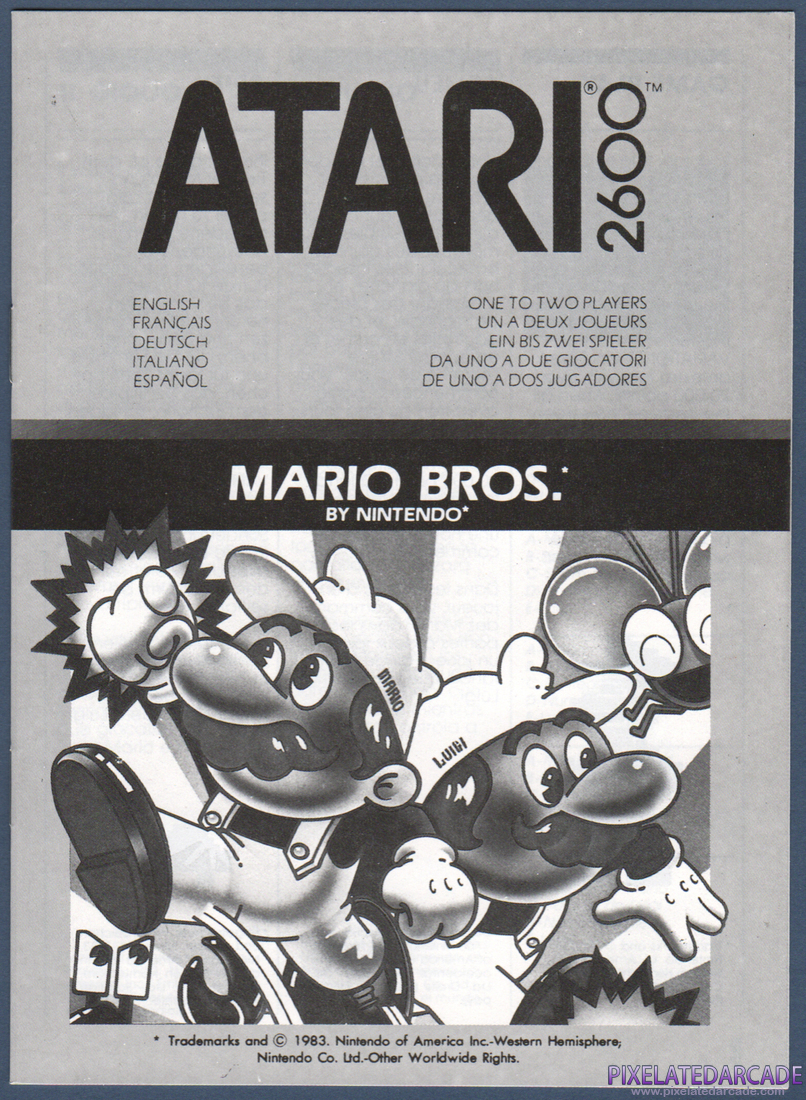 Mario Bros.: Instruction Manual - Page 1