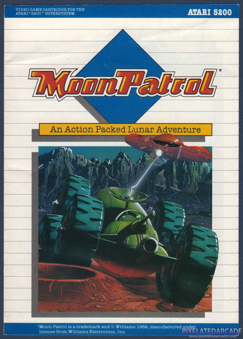 Moon Patrol: Instruction Manual - Page 1
