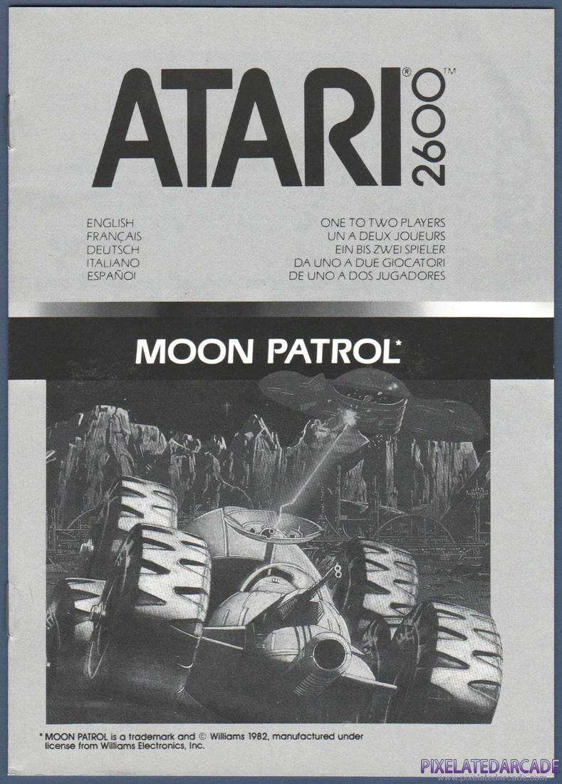 Moon Patrol: Instruction Manual - Page 1