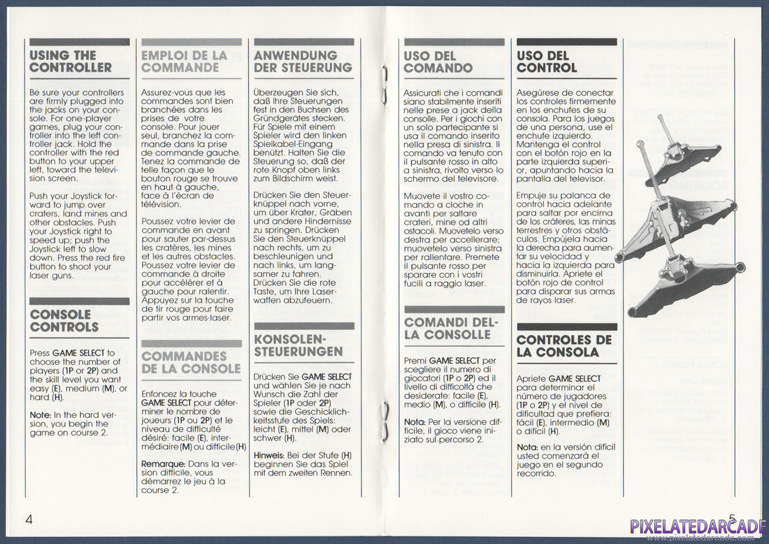 Moon Patrol: Instruction Manual - Page 4