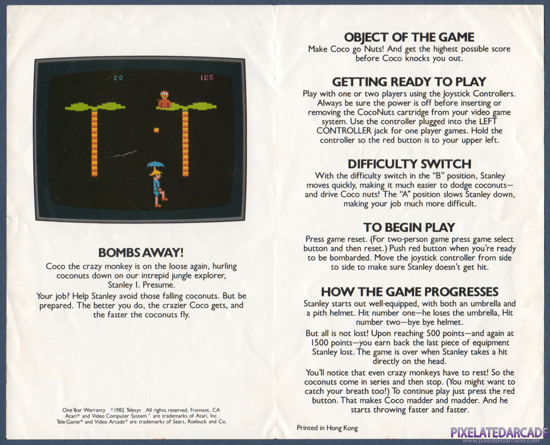 CocoNuts: Instruction Manual - Page 2