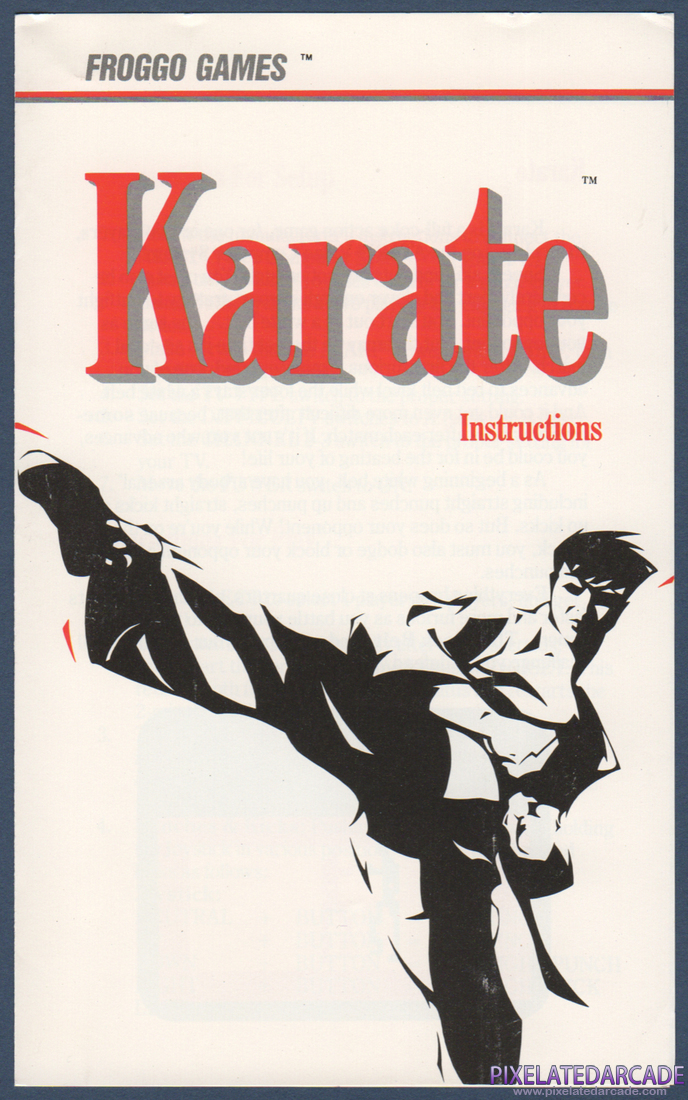 Karate: Instruction Manual - Page 1