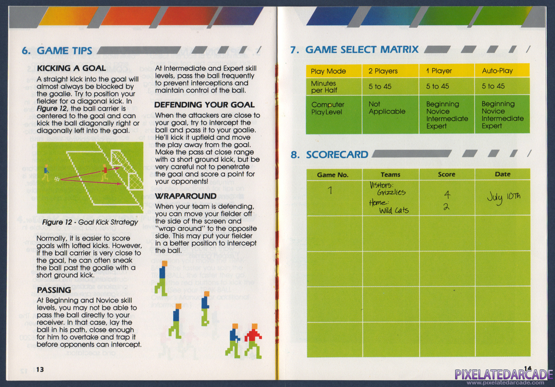 RealSports Soccer: Instruction Manual - Page 9