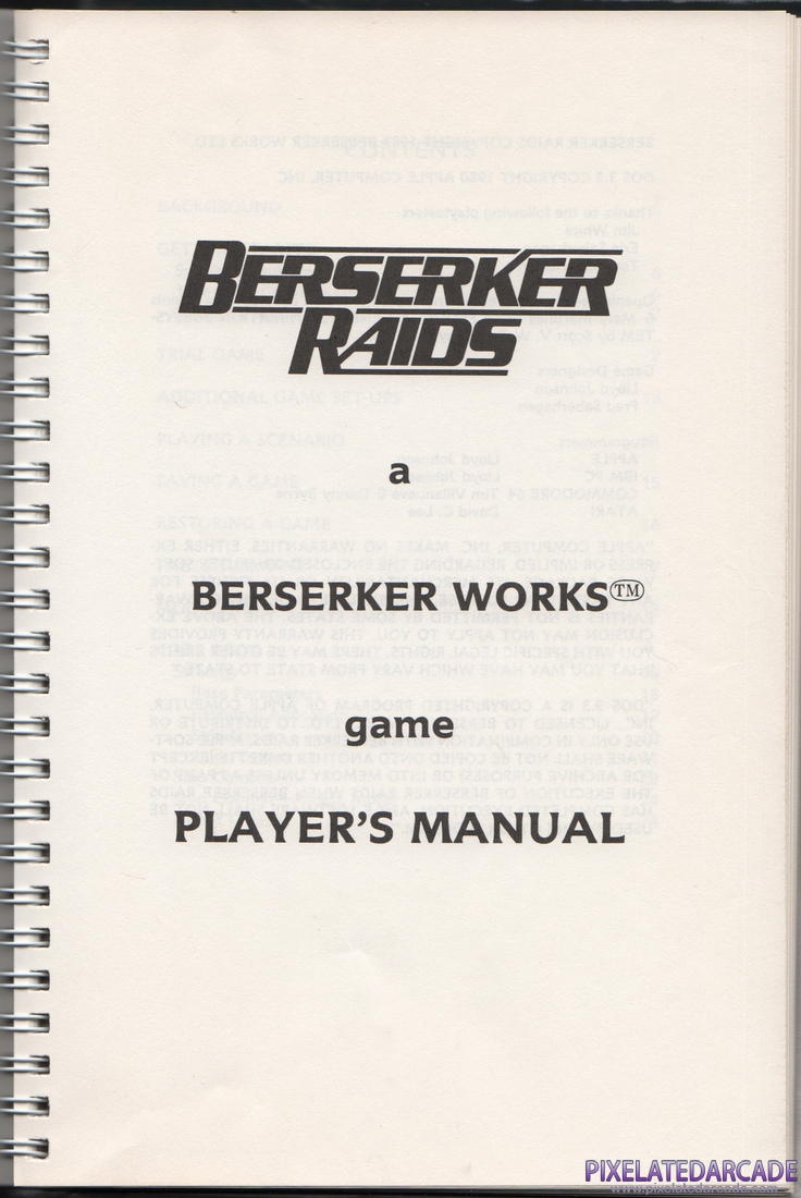 Berserker Raids: Instruction Manual - Page 1