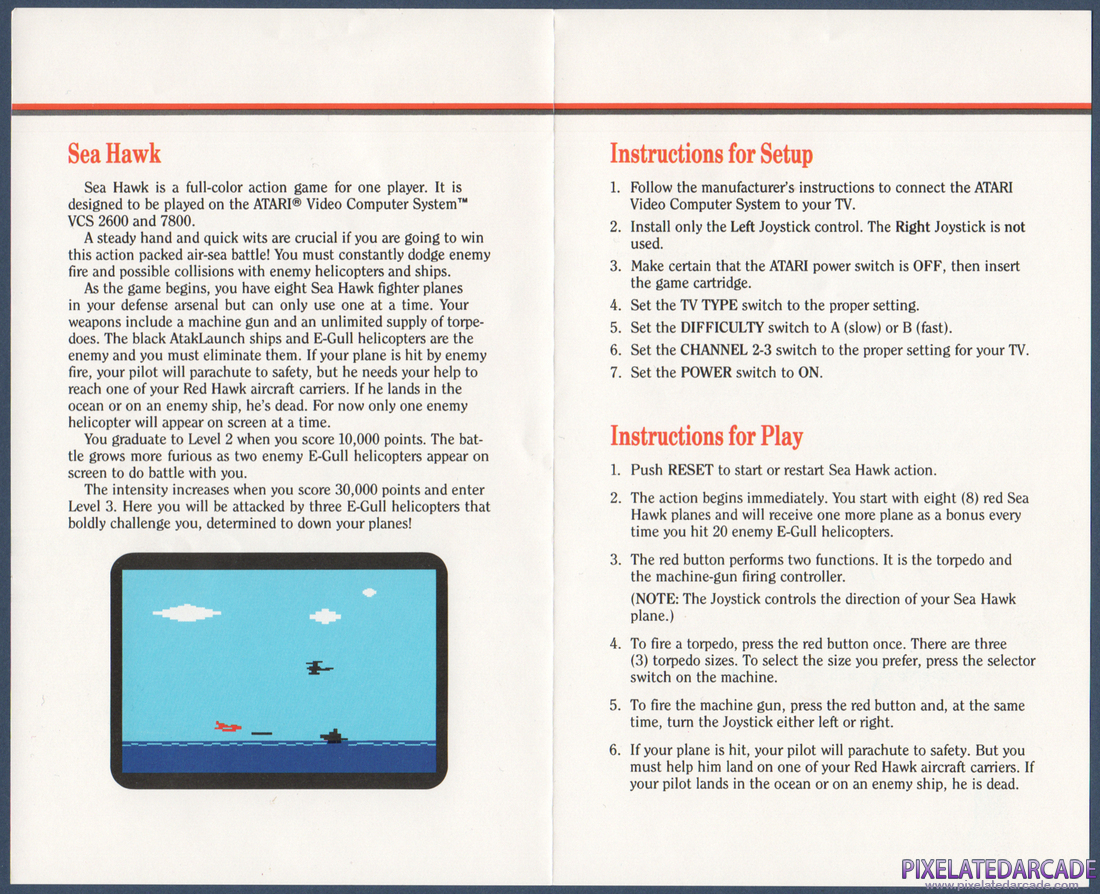 Sea Hawk: Instruction Manual - Page 2
