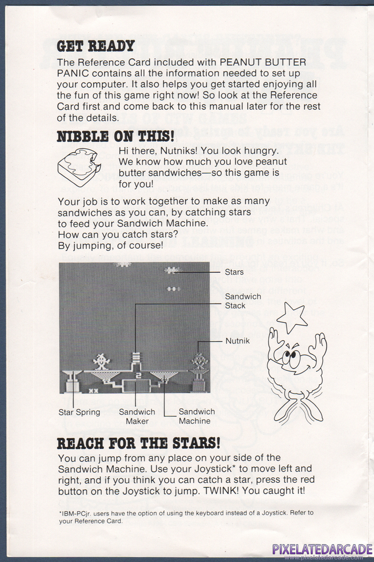 Peanut Butter Panic: Instruction Manual - Page 4