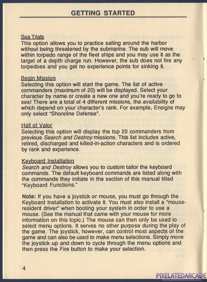 Search and Destroy: Search and Destroy Instruction Manual - Page 8