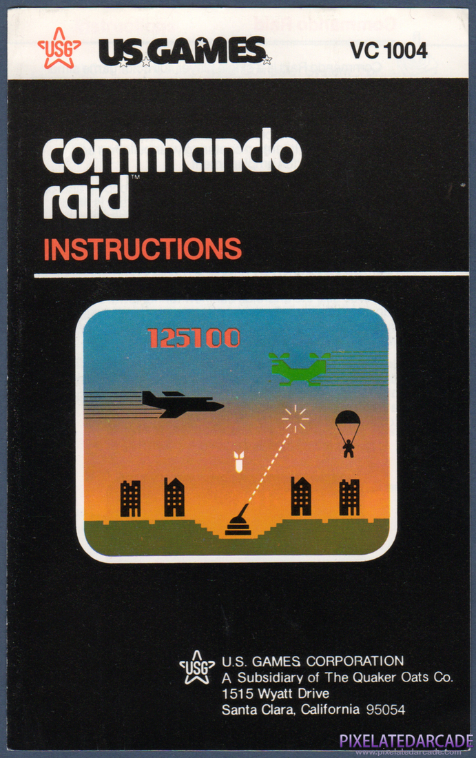 Commando Raid: Instruction Manual - Page 1
