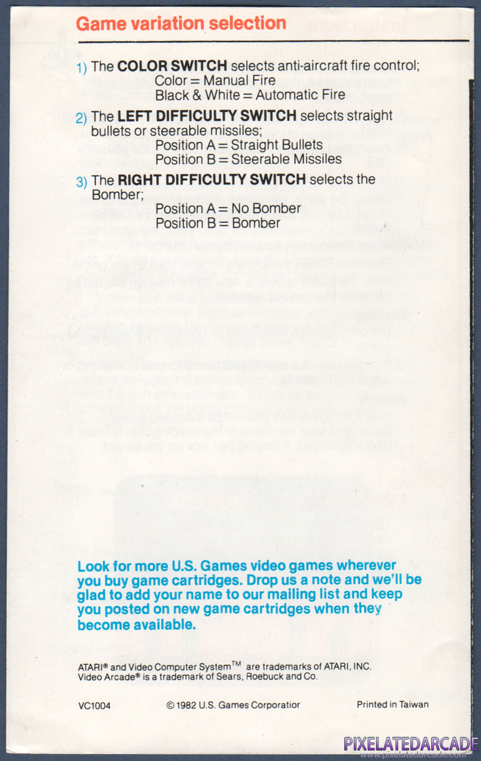 Commando Raid: Instruction Manual - Page 3