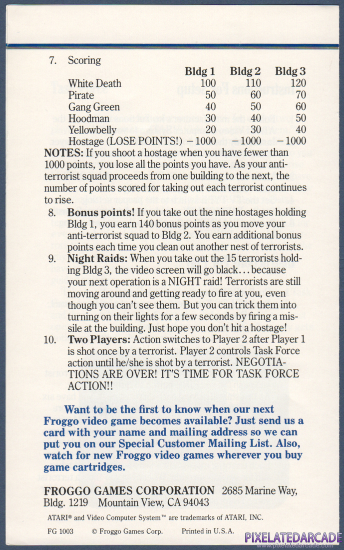 Gangster Alley: Instruction Manual - Page 3