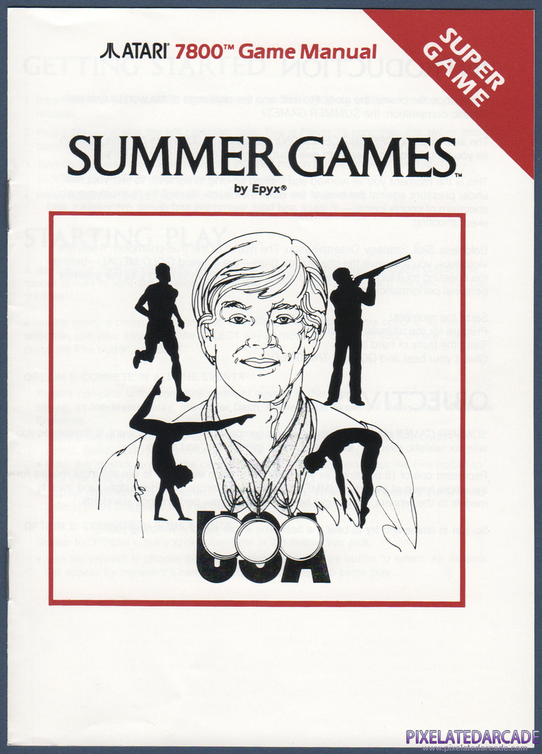 Summer Games: Instruction Manual - Page 1