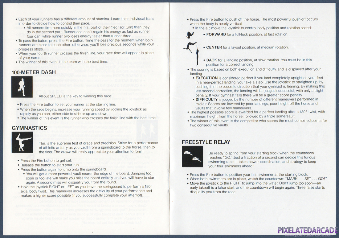 Summer Games: Instruction Manual - Page 4