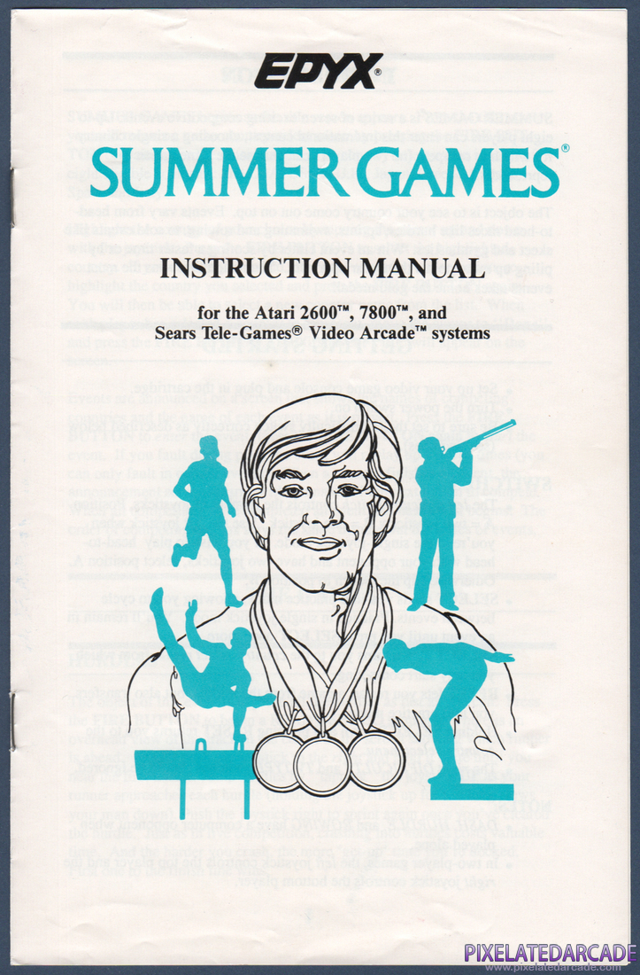 Summer Games: Instruction Manual - Front Cover