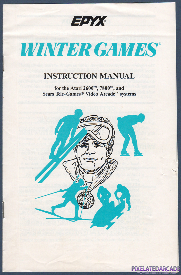 Winter Games: Instruction Manual - Front Cover