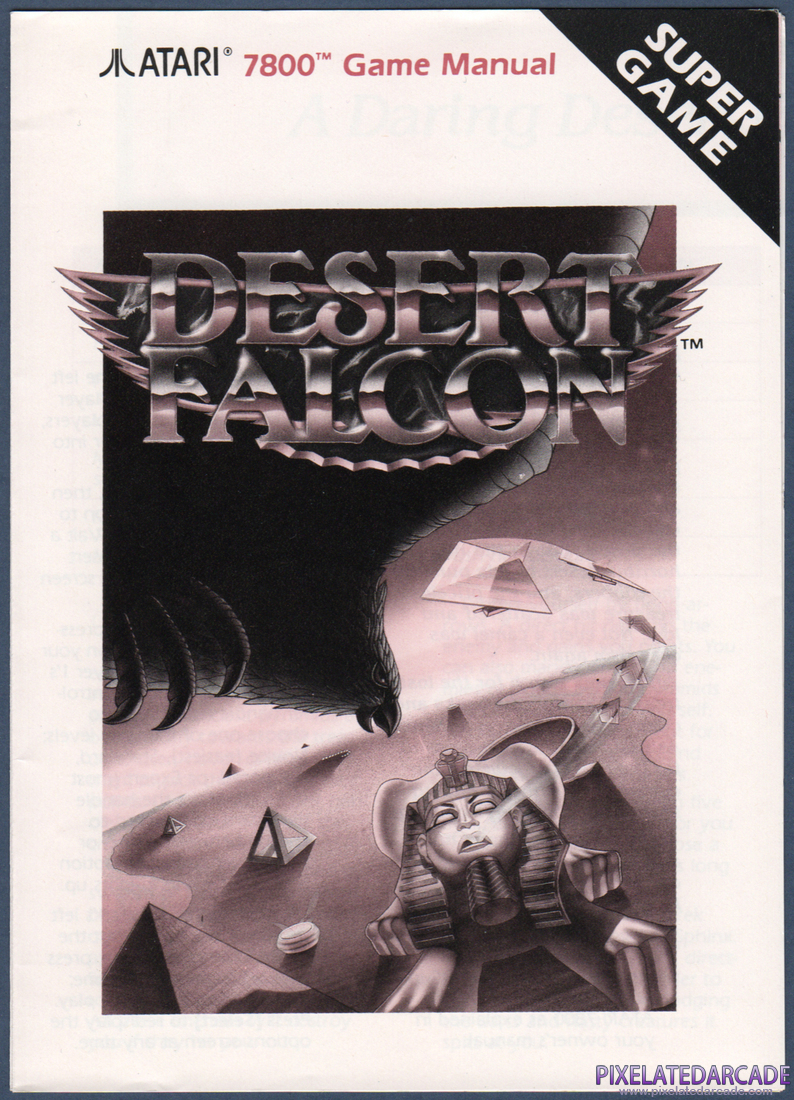 Desert Falcon: Instruction Manual - Page 1