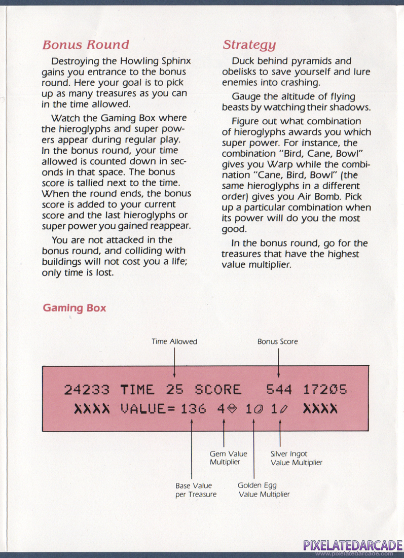 Desert Falcon: Instruction Manual - Page 7