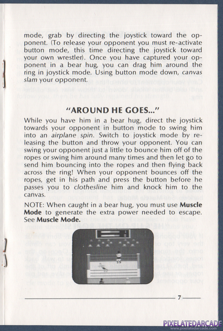 Title Match Pro Wrestling: Instruction Manual - Page 7