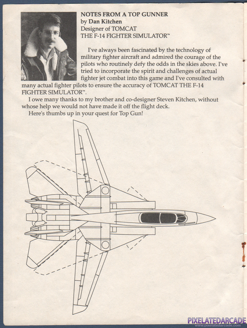 Tomcat: The F-14 Fighter Simulator: Instruction Manual - Page 2