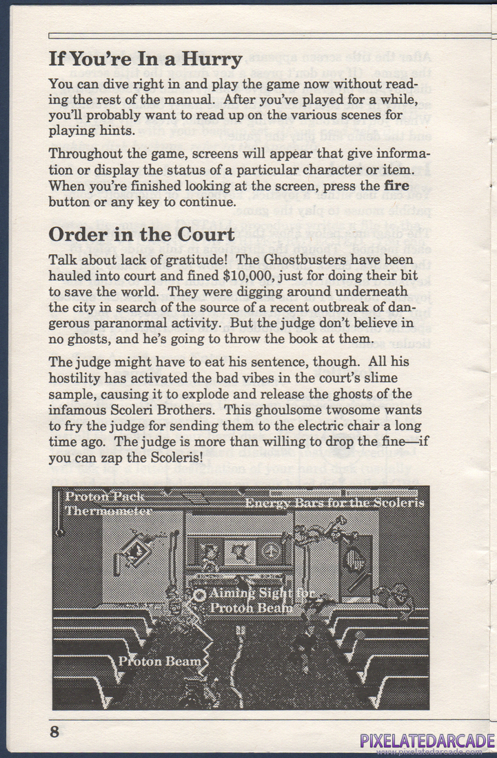 Ghostbusters II: Instruction Manual - Page 8