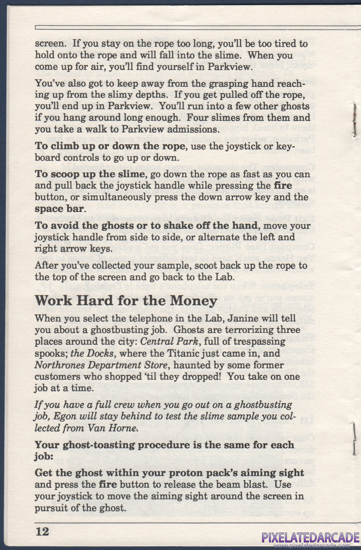 Ghostbusters II: Instruction Manual - Page 12