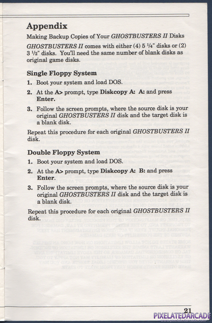 Ghostbusters II: Instruction Manual - Page 21