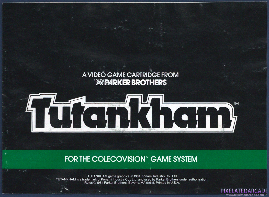 Tutankham: Instruction Manual - Page 1