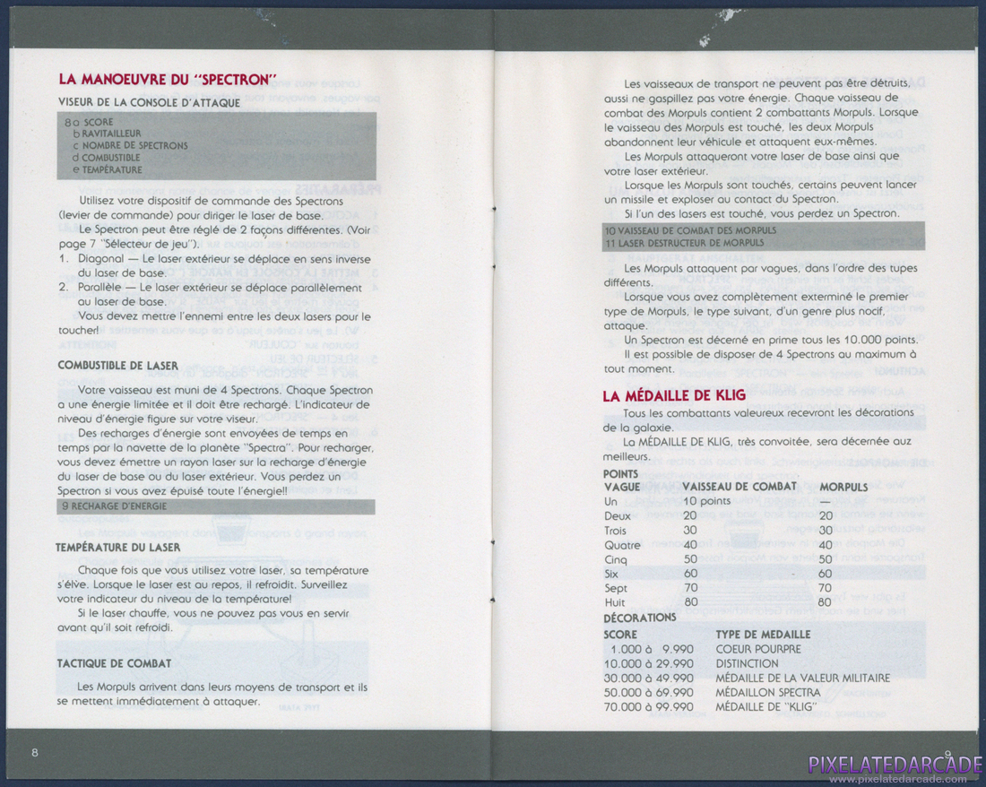 Cross Force: Instruction Manual - Pages 8 - 9