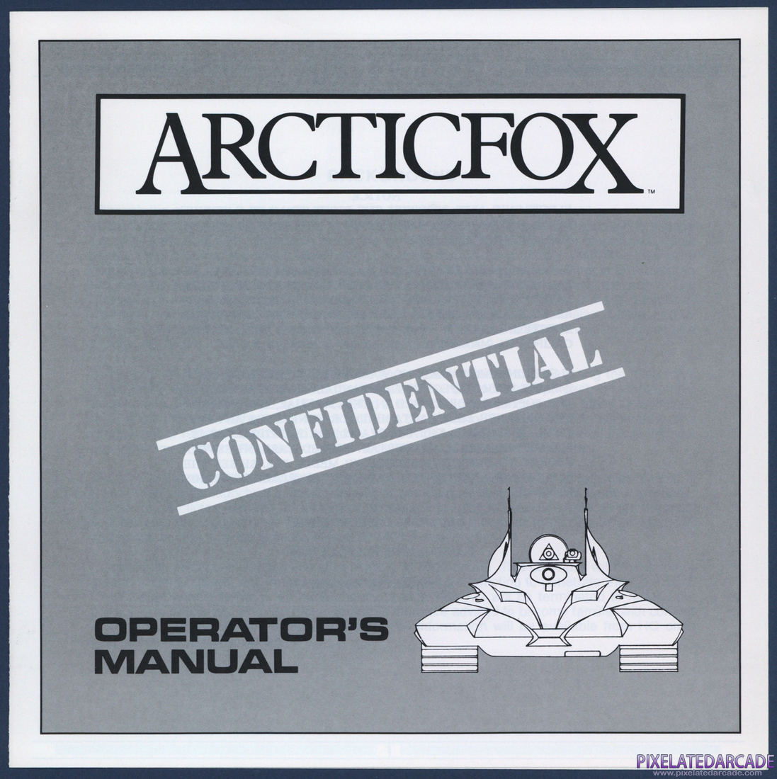 Arcticfox: Instruction Manual - Front Cover