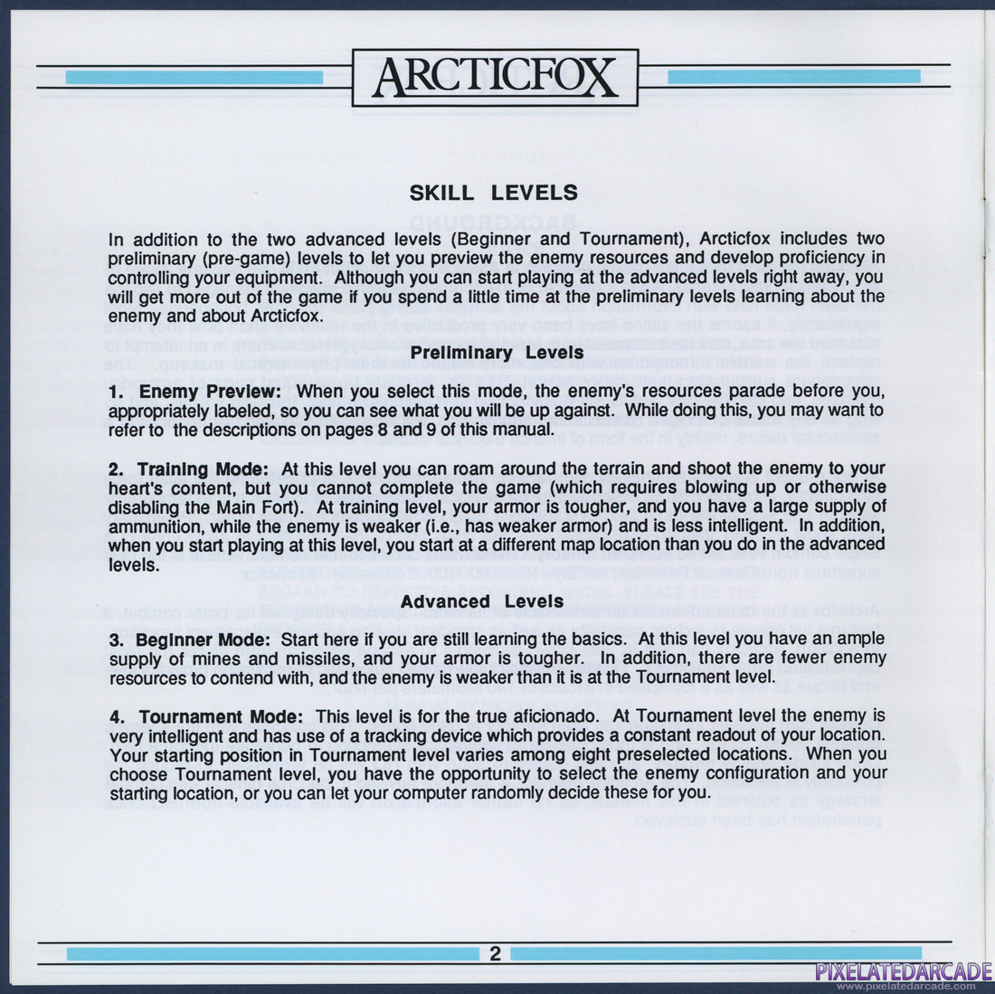Arcticfox: Instruction Manual - Page 2