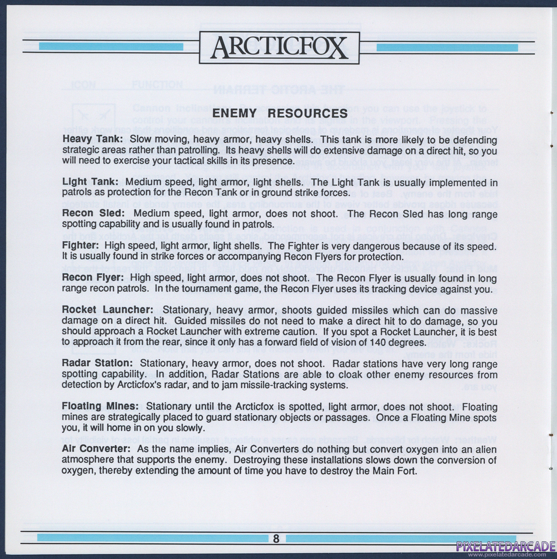 Arcticfox: Instruction Manual - Page 8