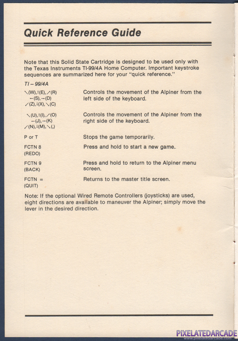 Alpiner: Instruction Manual - Page 2