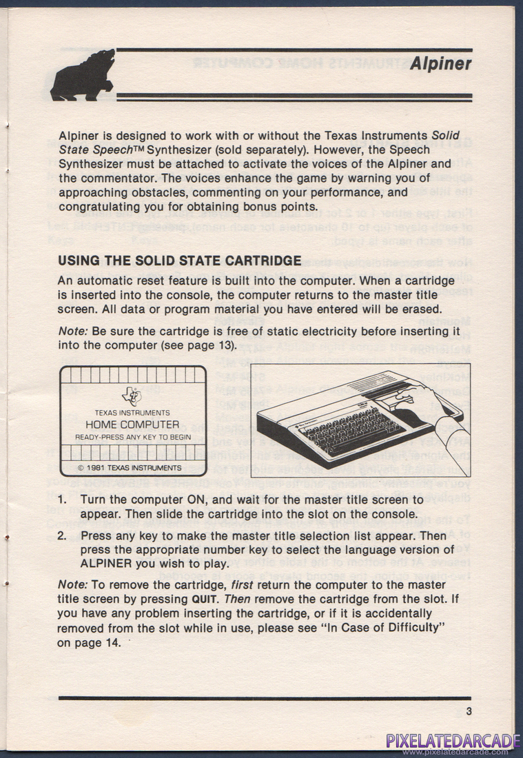 Alpiner: Instruction Manual - Page 5