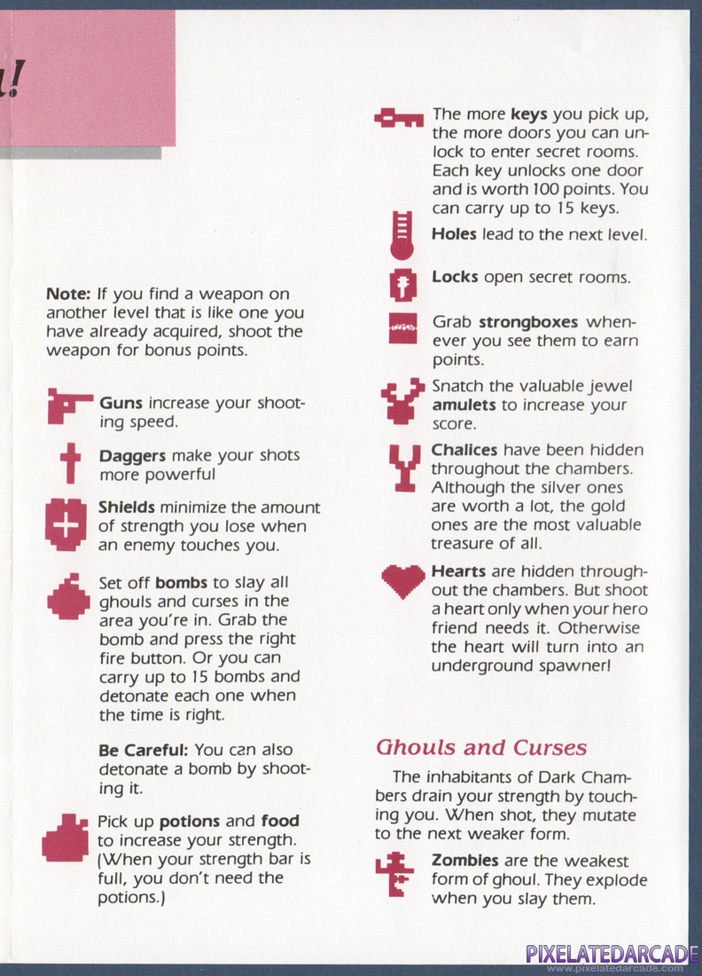 Dark Chambers: Instruction Manual - Page 4