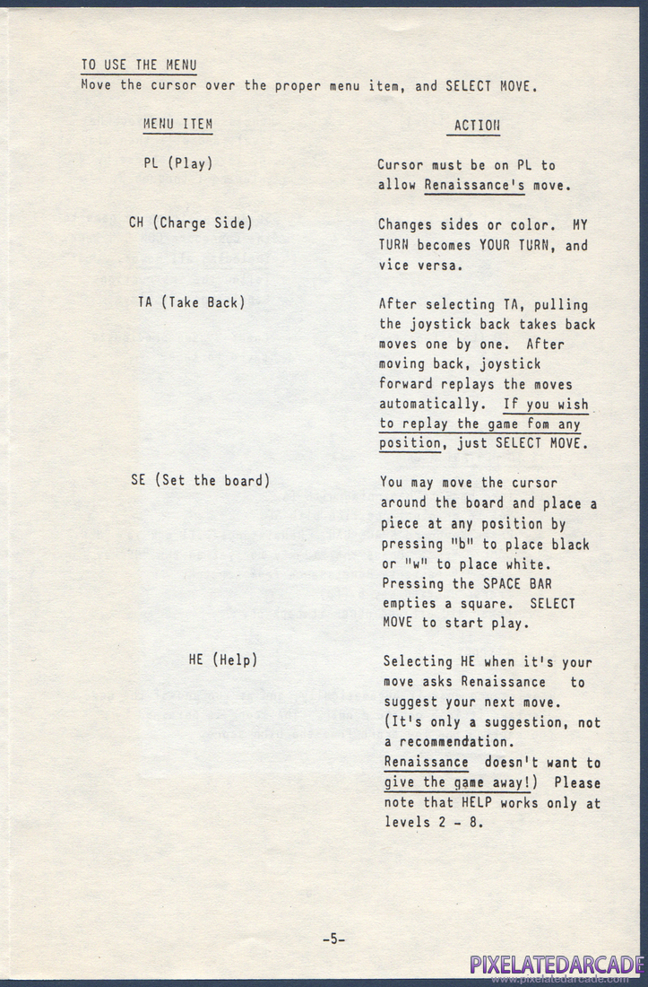Renaissance: Instruction Manual - Page 5