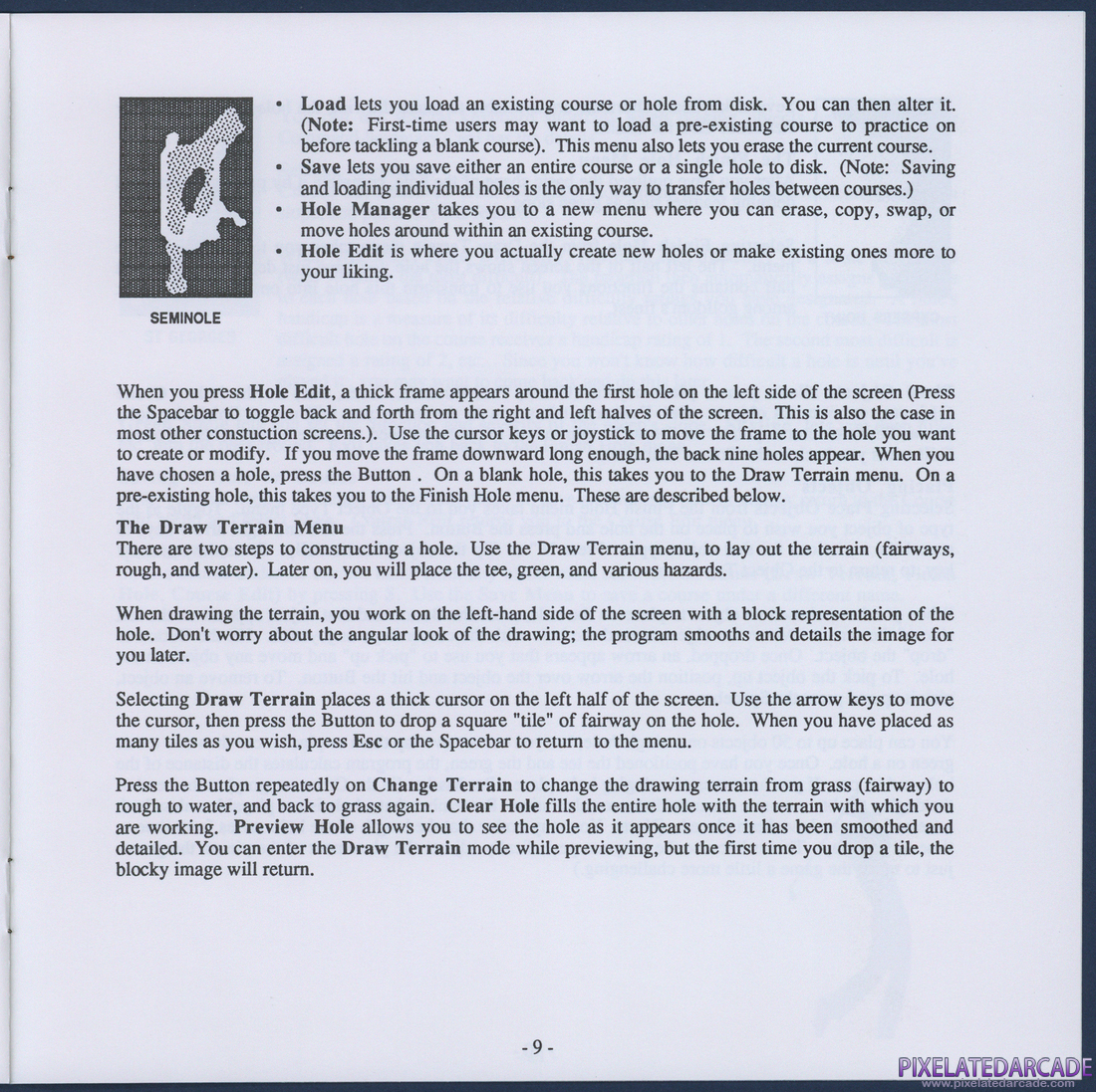 World Tour Golf: Instruction Manual - Page 9