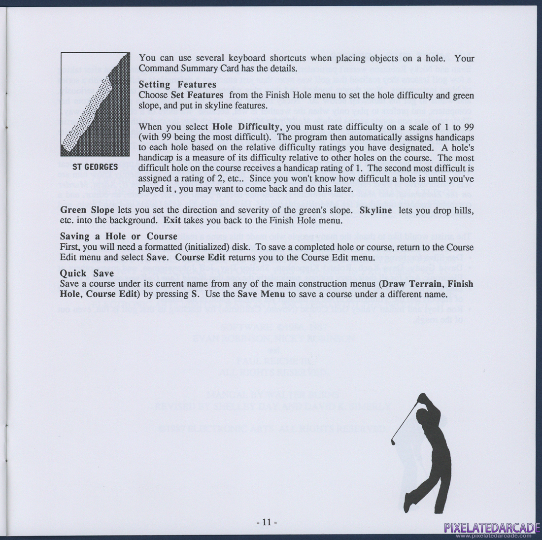 World Tour Golf: Instruction Manual - Page 11