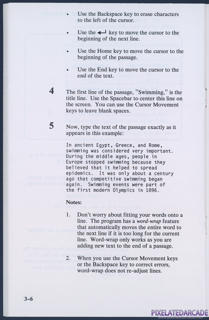 Missing Letters: Instruction Manual - Page 3-6